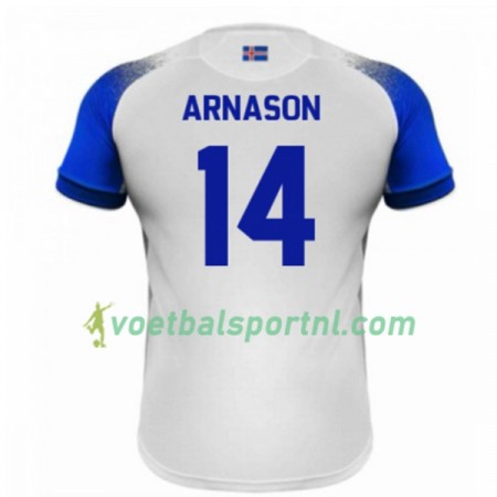 IJsland Arnason 14 Uit Shirt WK voetbal 2018